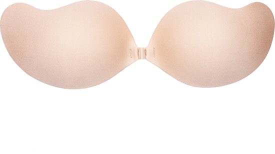 Plak BH - Plak bh push up - MAGIC Bodyfashion Angel Bra - Plak bh cup A - Beige - Zelfklevende bh - Strapless bh - bh accessoires - BH voor open rug - BH zonder achterkant