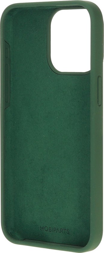 Coque en silicone Mobiparts Apple iPhone 15 Pro Max - Verte