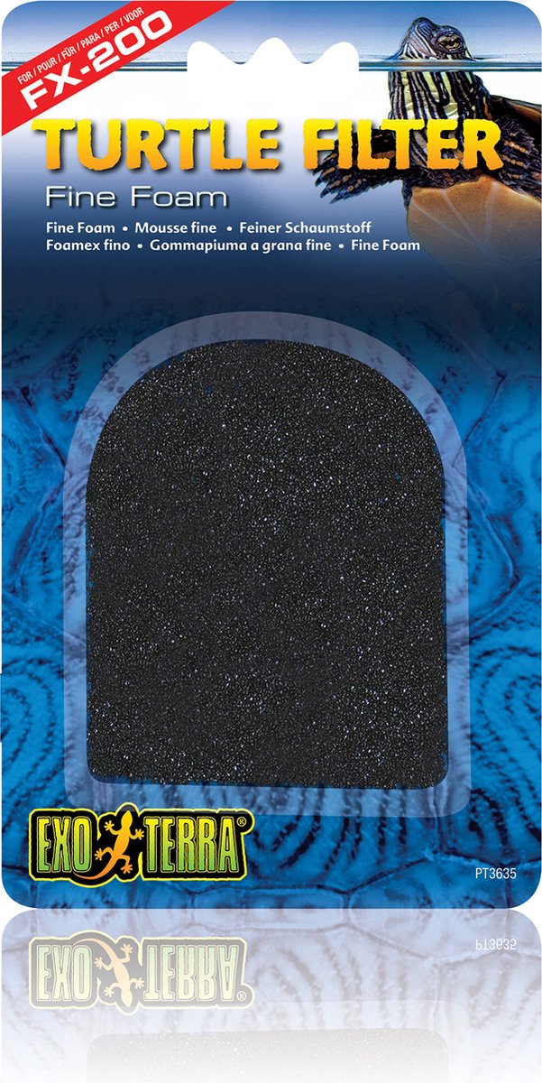 Exo Terra - Aquariumfilter - Reptielen - Ex Fijn-filter Voor Pt3630 10,5x5x17,5cm - 1st
