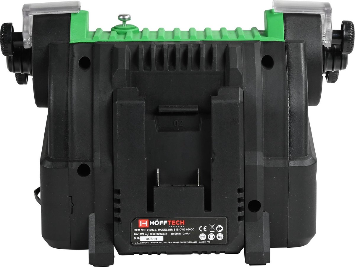 Hofftech Draadloze slijpmachine - multifunctioneel - 20V - antislip - inclusief accu en toebehoren – foto 2