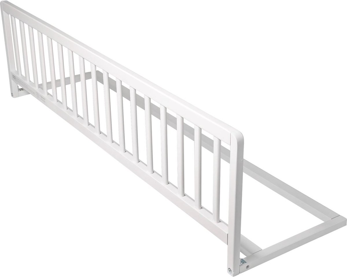 Safetots Houten Bedhekje, Wit, 38cm Hoog x 140cm Breed