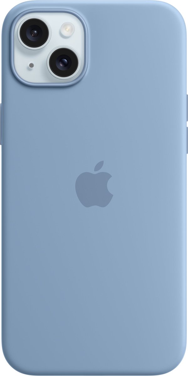 Apple Siliconenhoesje met MagSafe geschikt voor iPhone 15 Plus - Winter Blue