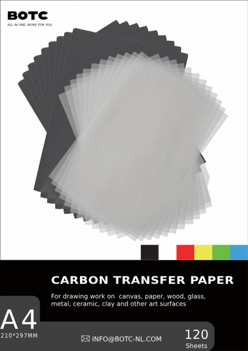 10 feuilles de papier de transfert de carbone blanc papier calque papier  carbone avec stylet de gaufrage stylet de traçage outils de pointage 