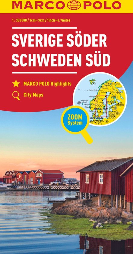 Marco Polo Wegenkaart - Marco Polo Wegenkaart Zweden Zuid
