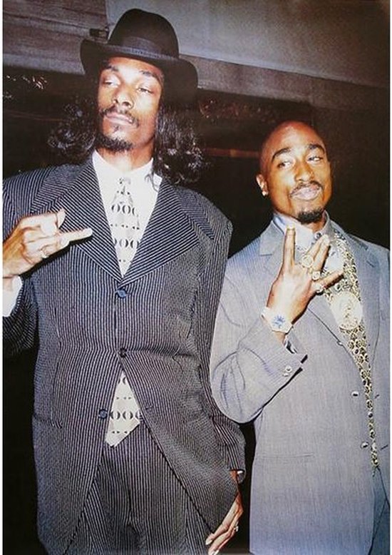 Affiche Snoop Dogg et Tupac 61 x 91,5 cm