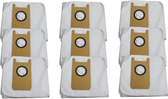 Stofzuigerzakken geschikt voor Zedar R600+ met leegstation - 9 stuks - van Zedar