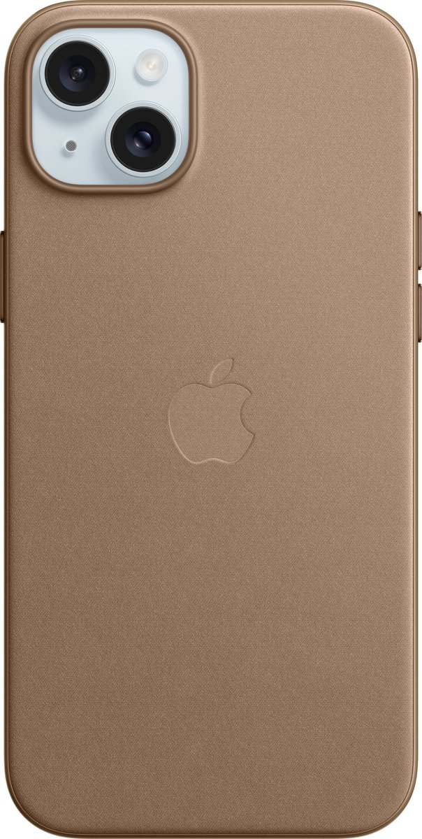 Apple FineWoven Case with MagSafe geschikt voor iPhone 15 Plus - Taupe