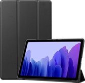 Multifunctioneel Tablet Beschermhoes - Geschikt voor Samsung Galaxy Tab A7 10.4 Inch 2020 - Lichtgewicht, Duurzaam - Met Tri-Fold Stand en Precieze Uitsparingen - Volledige Bescherming - Zwart