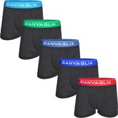 Gianvaglia jongens boxershorts 5-Pack Black Colour - 98