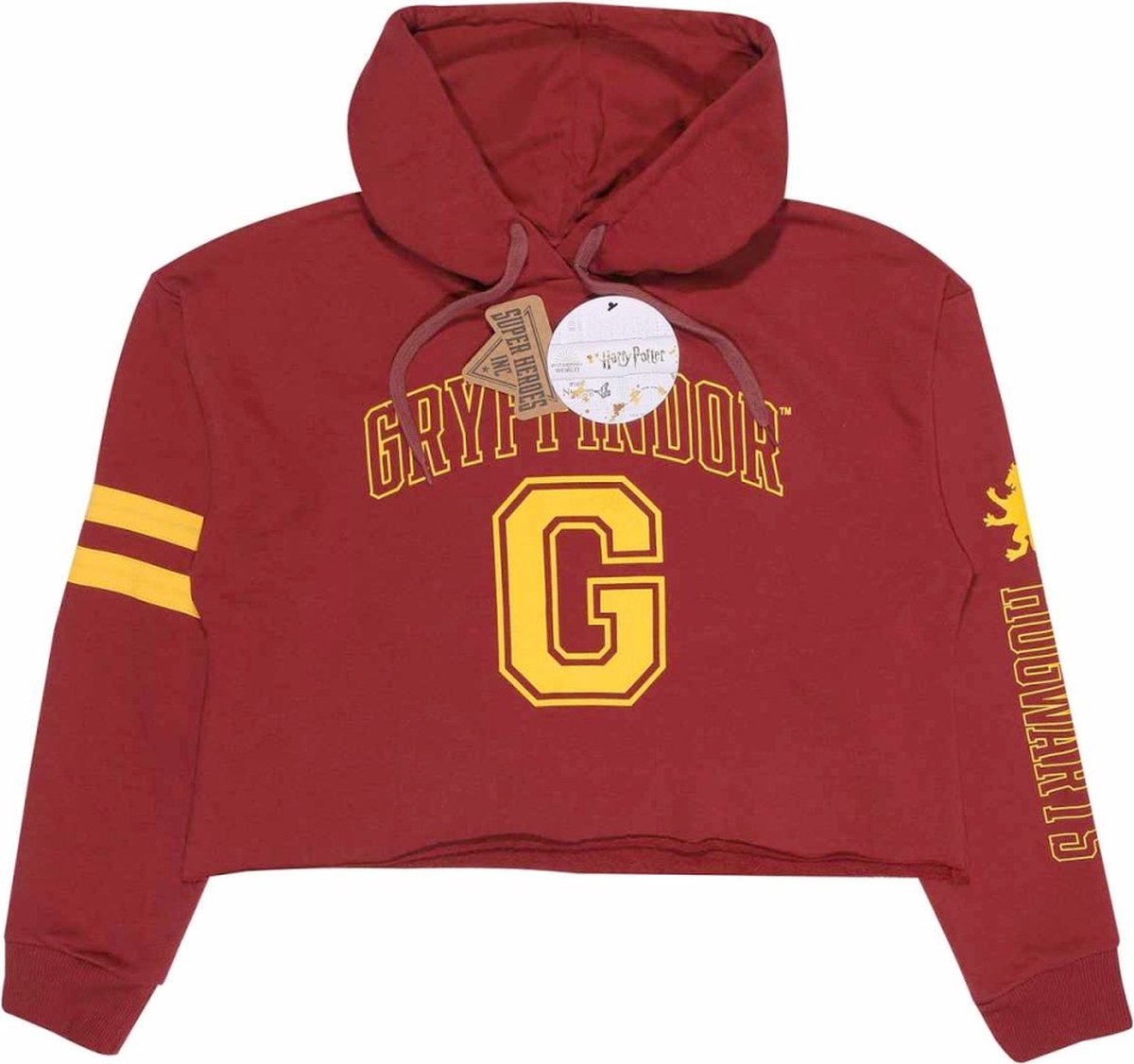 Harry Potter - College Style Gryffindor Crop Sweater - XL - Rood