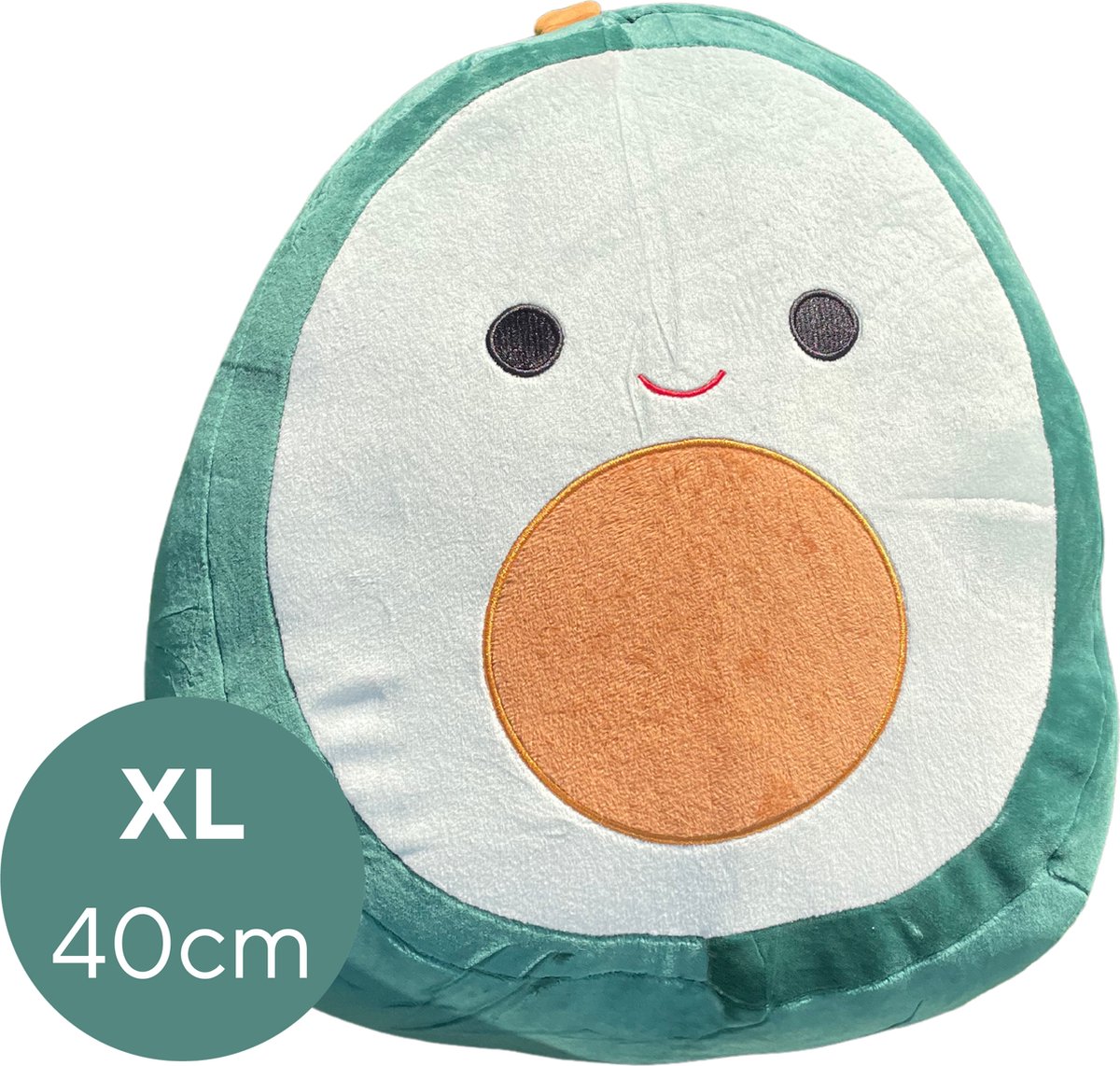 Thuiser Kawaii Knuffel Avocado - 40cm - Kawaii Kussen - Plushie - Squishy Dieren