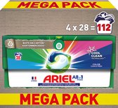 Ariel All-in-1 PODS - Capsules de détergent liquide - Couleur propre et fraîche - pack économique 4 x 28 lavages