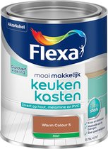 Flexa Mooi Makkelijk - Keukenkasten Mat - Warm Colour 5 - 0,75l