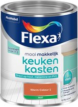 Flexa Mooi Makkelijk - Keukenkasten Mat - Warm Colour 1 - 0,75l