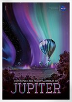 Mighty Auroras Of Jupiter | Space, Astronomie & Ruimtevaart Poster | B2: 50x70 cm