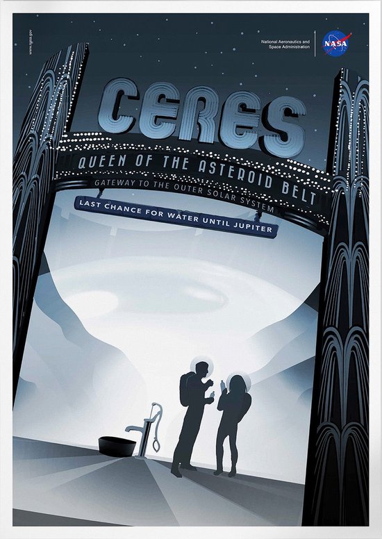 Ceres Dwarf Planets Queen | Space, Astronomie & Ruimtevaart Poster | B2: 50x70 cm