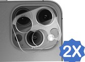 2x Camera Screenprotector geschikt voor iPhone 15 Pro - Screen Protector Gehard Glas Camera Cover