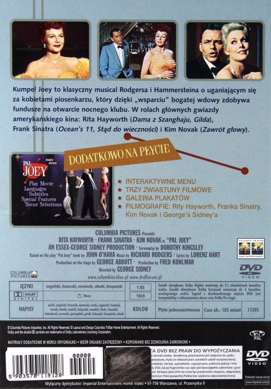 Pal Joey [DVD]