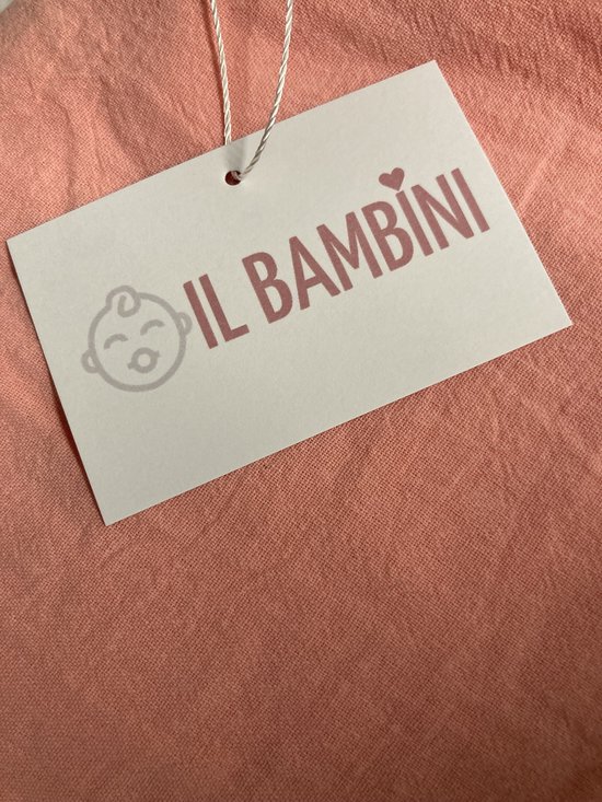 IL BAMBINI - Katoenen klamboe voor babykamer - Hemeltje voor babybedje -Decoratie kinderkamer - Roze — afbeelding 2
