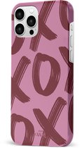 xoxo Wildhearts Can't Talk Now Pink - Single Layer - Roze hoesje geschikt voor iPhone 11 Pro hoesje - Hardcase shockproof hoesje - Beschermhoesje roze geschikt voor iPhone 11 Pro - Roze