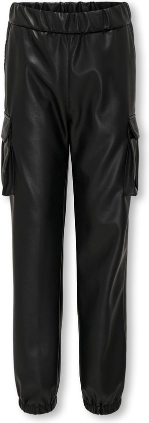 ONLY KOGHEIDI FAUX CUIR TRACKPANTS OTW Pantalons Filles - Taille 152