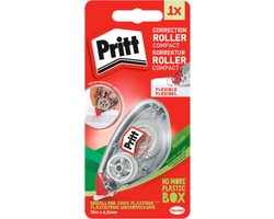 Pritt Correctieroller Compact Flex | Correctieroller 6 x 10 mm | Correctie & Verbeteringsrol | Kantoor & School Correctieroller.