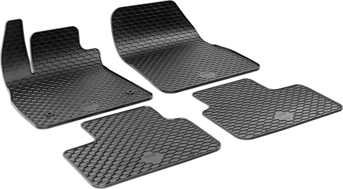 DirtGuard rubberen voetmatten geschikt voor Renault Talisman (L2M) 06/2015-Vandaag, Talisman Grandtour (KP) 03/2016-Vandaag