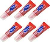 Labello Lipcare CareGloss & Shine Baume à Lèvres Rouge/Gloss 10 ml x 6