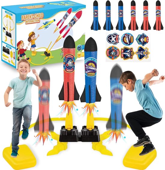 Kit de fusée à eau pour les enfants Lance-roquettes jouets