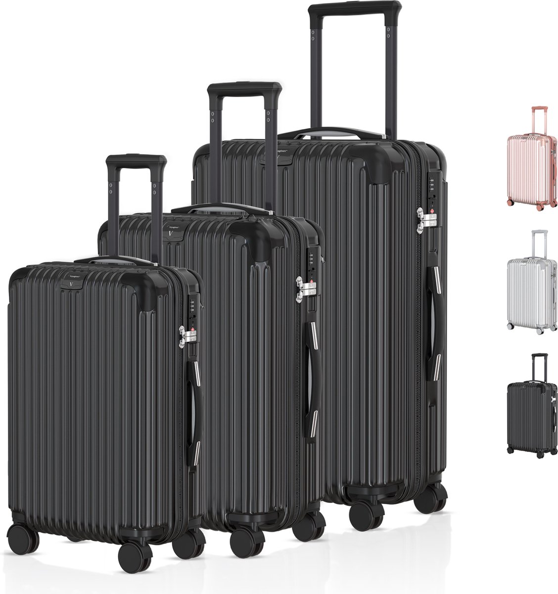 Valise Serrure Tsa Roues 360 Set Valises Voyagoux Pièces 39L - Main Image