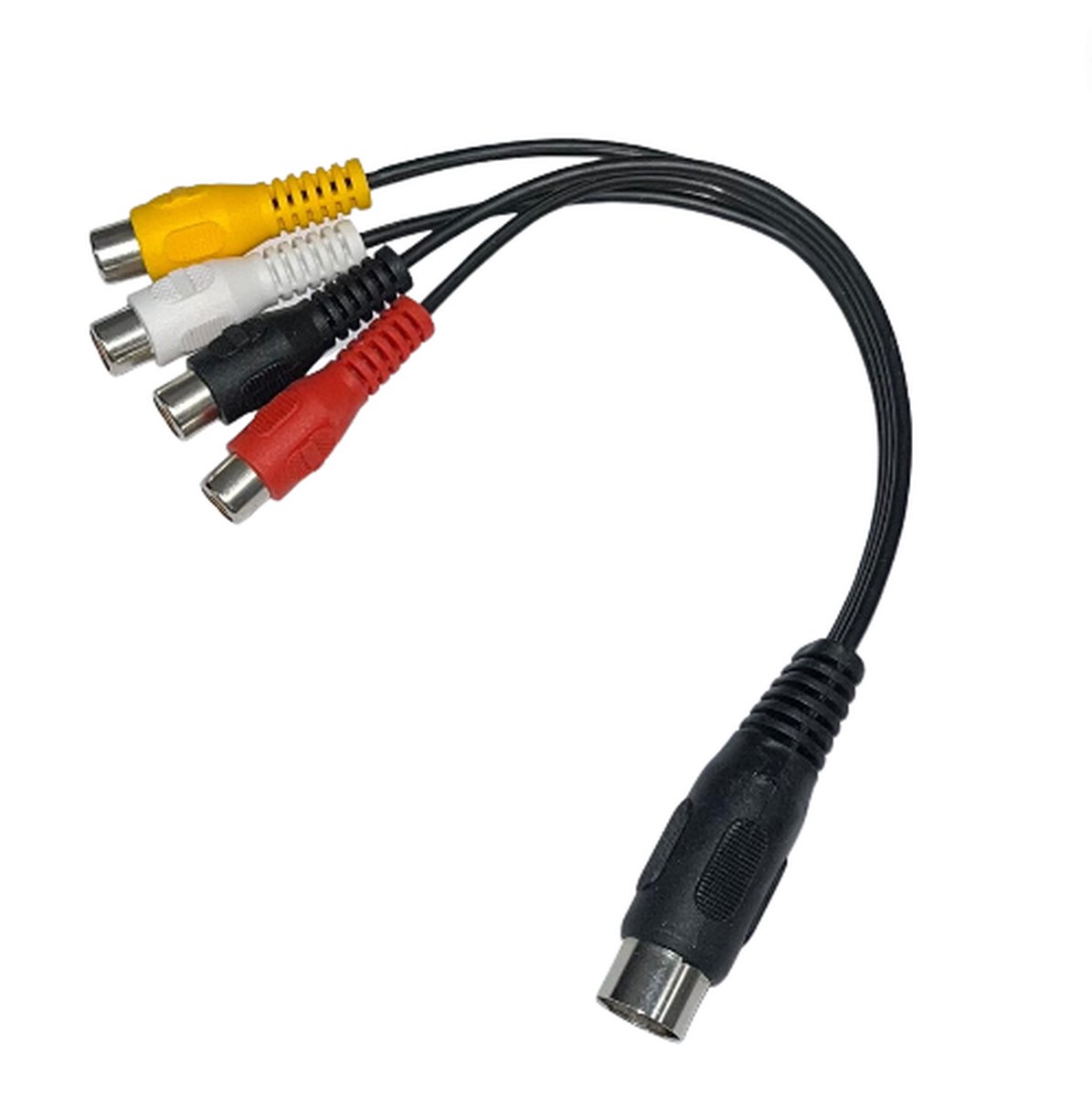 SpeaKa Professional - Audio / Video Adapterkabel - 0.2 M - Zwart