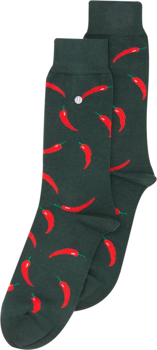 Alfredo Gonzales unisex sokken red peppers groen