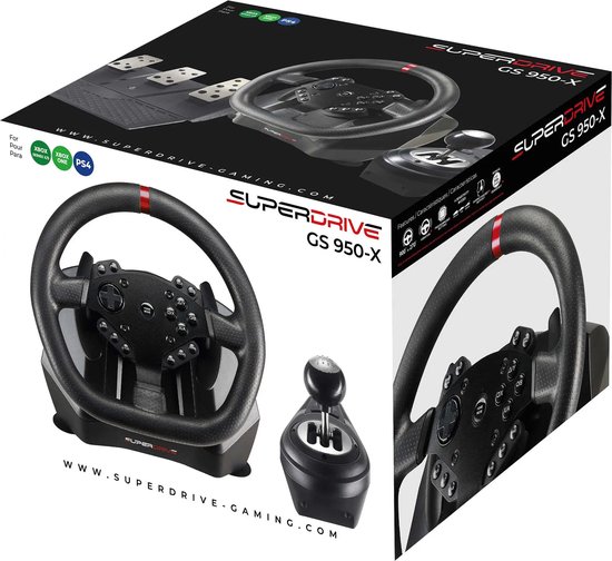 Pack Gaming Volant et Pédales Logitech G923 Trueforce pour Xbox Series X S, Xbox One / PC