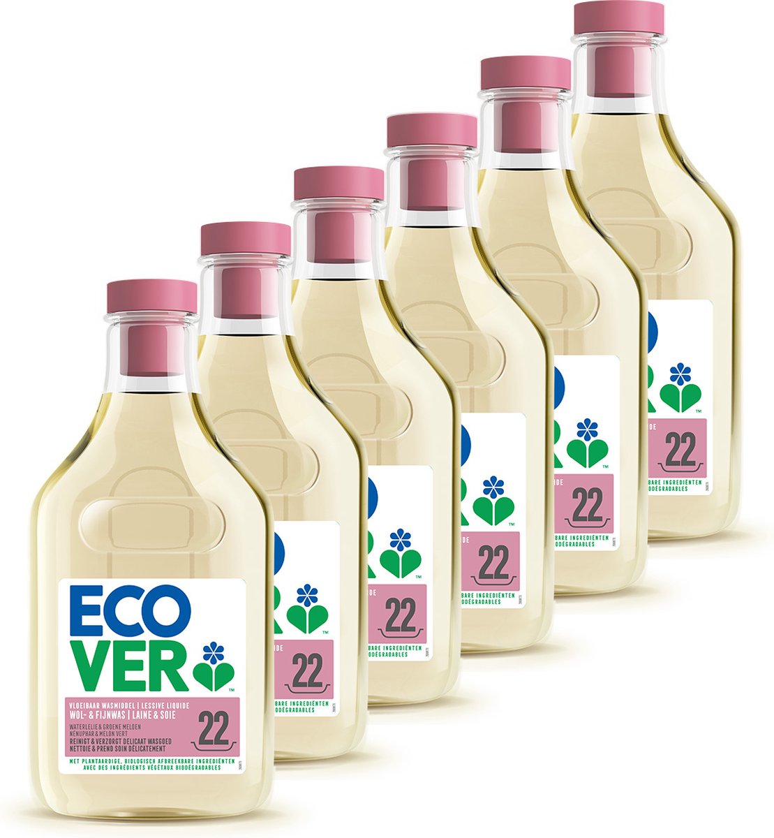 ECOVER - Lessive Liquide - ZERO Detergent*-¨Promo Pack 6 x 1.5L :  : Hygiène et Santé