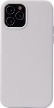 iPhone 12 PRO MAX Hoesje - Liquid Case Siliconen Cover - Shockproof - Wit - Provium