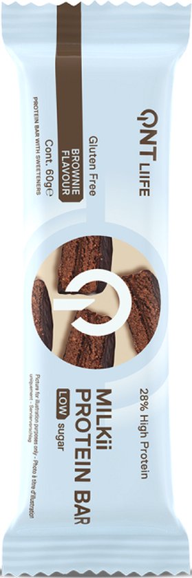 QNT MILKII PROTEIN BAR BROWNIE | 12 X 60 Gram