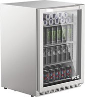 HCK Outdoor koelkast SC-145 - 142 L - RVS - 161 blikjes - 0-22 °C