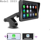 Navigatiesysteem 7 inch - Model 2023 - geschikt voor Apple CarPlay-Android Navigatie - Android Autonavigatie -Draadloos - Bluetooth - Touchscreen - Navigatie- Autonavigatie-