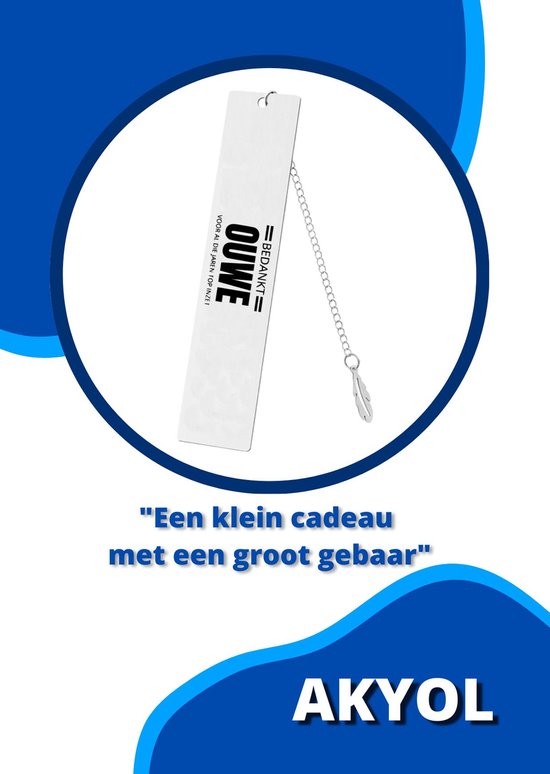 Akyol - merci vieil homme pour toutes ces années d'efforts intenses marque-page - Famille - seniors personnes âgées - cadeau