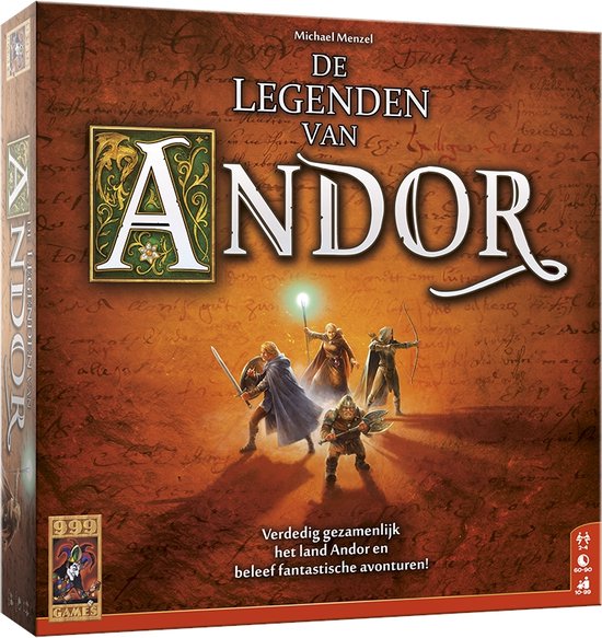 999 Games De Legenden van Andor Board game Role-playing, Jeux