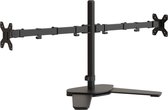 vidaXL-Monitorstandaard-dubbel-VESA-75/100-mm-staal-zwart