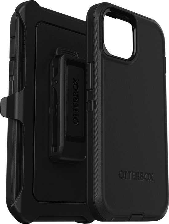 OtterBox Defender case Geschikt voor Apple iPhone 15 Zwart bol