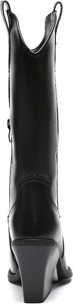 Smile Favorites® Dames Cowboylaarzen - Zwart - Imitatieleer - Maat 36