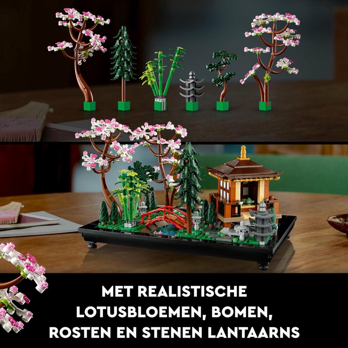 LEGO Icons Rustgevende tuin Botanisch Mindfulness Bouwpakket voor Volwassenen - 10315 — afbeelding 16