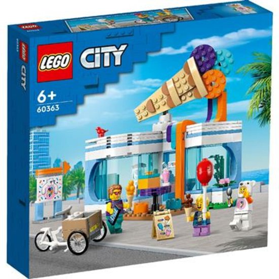 LEGO City IJswinkel Bouwset met Speelgoed Fiets - 60363 cadeau geven