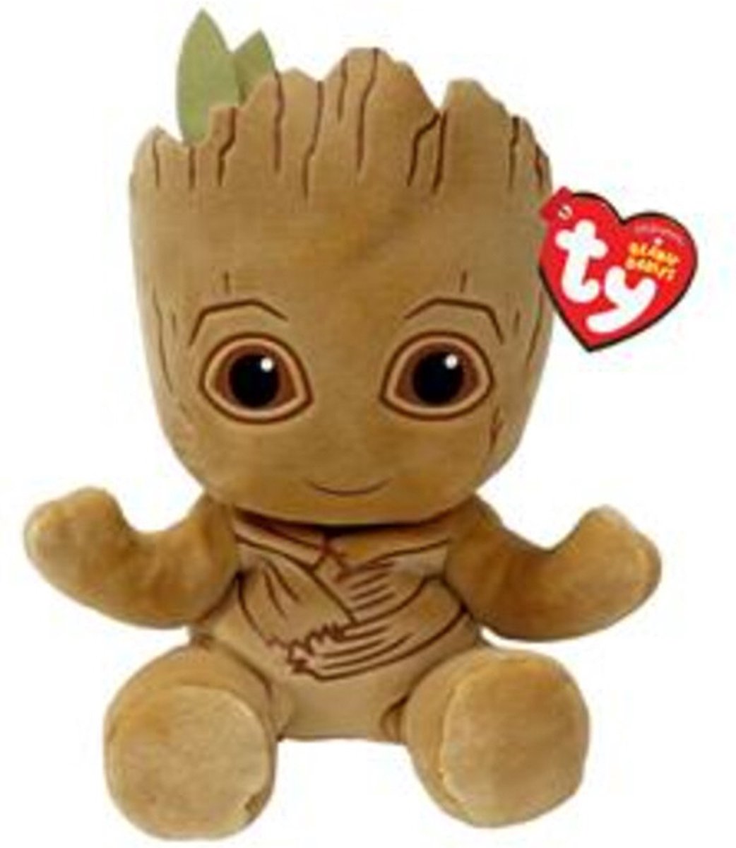 TY Beanie Babies Marvel Groot Soft 15 cm