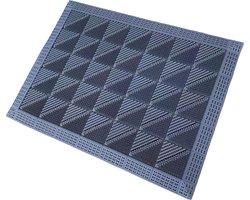 Droogloop Mat voor Buiten en Binnen - 120 x 90 cm - Grijs - Op Maat te Maken - Schoonloopmat - Deurmat