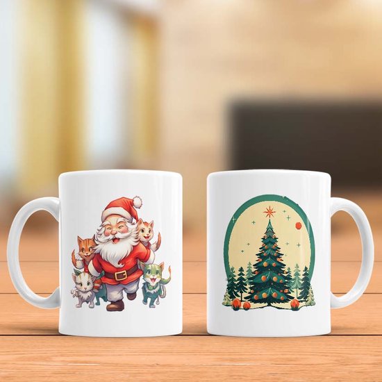 Mug Père Noël - Noël - Cadeau - Cadeau - HolidaySeason - MerryChristmas - ChristmasTree - WinterWonderland - SeasonsGreetings - HolidayCheer - HappyHolidays