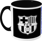 FC Barcelona Mok - Logo - Koffiemok - Barcelona - UEFA - Champions League - Voetbal - Beker - Koffiebeker - Theemok - Zwart - Limited Edition