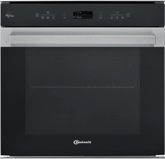 Foto: Bauknecht bik7 cpc8ts pt inbouw oven pyrolyse zwart rvs